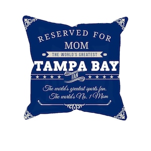 Taie d&#39;oreiller personnalisée de hockey de Tampa Bay, cadeau personnalisé unique pour les fans de foudre de Tampa Bay, housse d&#39;oreiller de hockey sur glace de la LNH, fan de sport de hockey