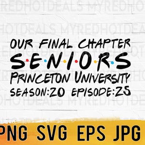 Custom School Our final chapter graduate 2025 svg png eps, personalized seniors graduation design files printable easy fast instant download