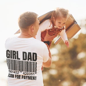 Dad of Girl Scan Barcode for Payment Svg Png Eps Jpg Design Files ...