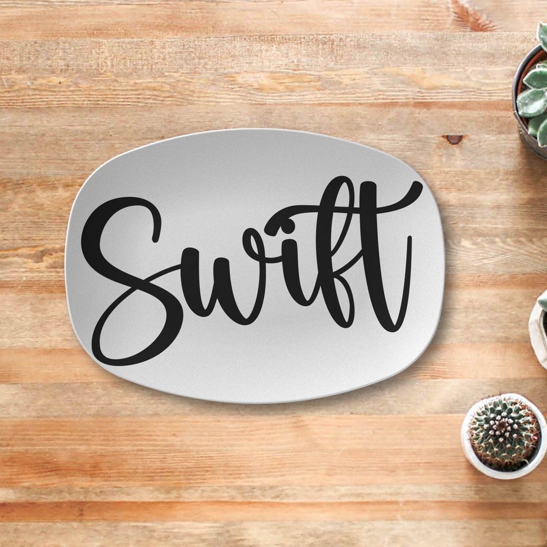 Large Script Personalized Name Platter, Custom Family Name Housewarming