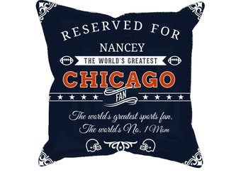 Chicago Bears Football Pillow cases vintage T shirt pillow covers housewarming gift
