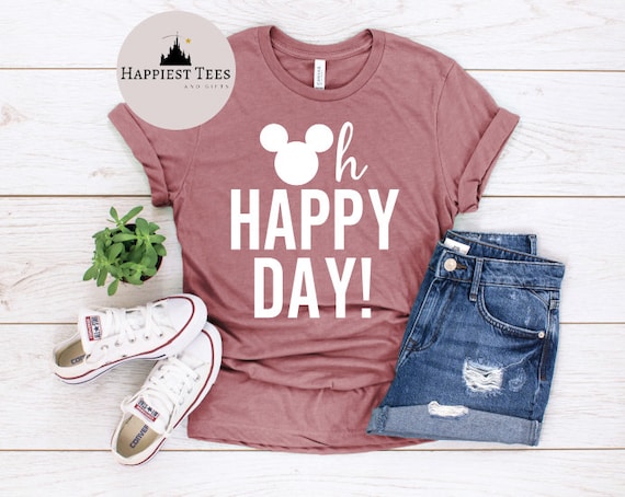 oh happy day disney shirt