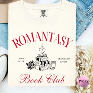 Romantasy Book Club Shirt, romantasy, bookish shirt, book lover gifts, book shirt, fourth wing, throne of glass, acotar merch, library shirt
