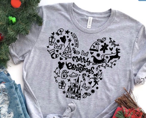 Disney Christmas SVG Disney svg Merry Christmas Disney svg | Etsy