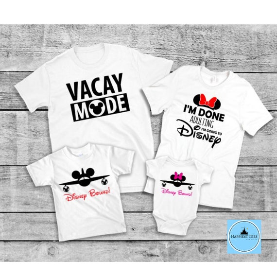 disney family vacay shirts