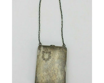 アンティーク雑貨 VESS COLA Pon LAST ONE] Kimono Pine Tree Clutch Purse in Red Gold Silver