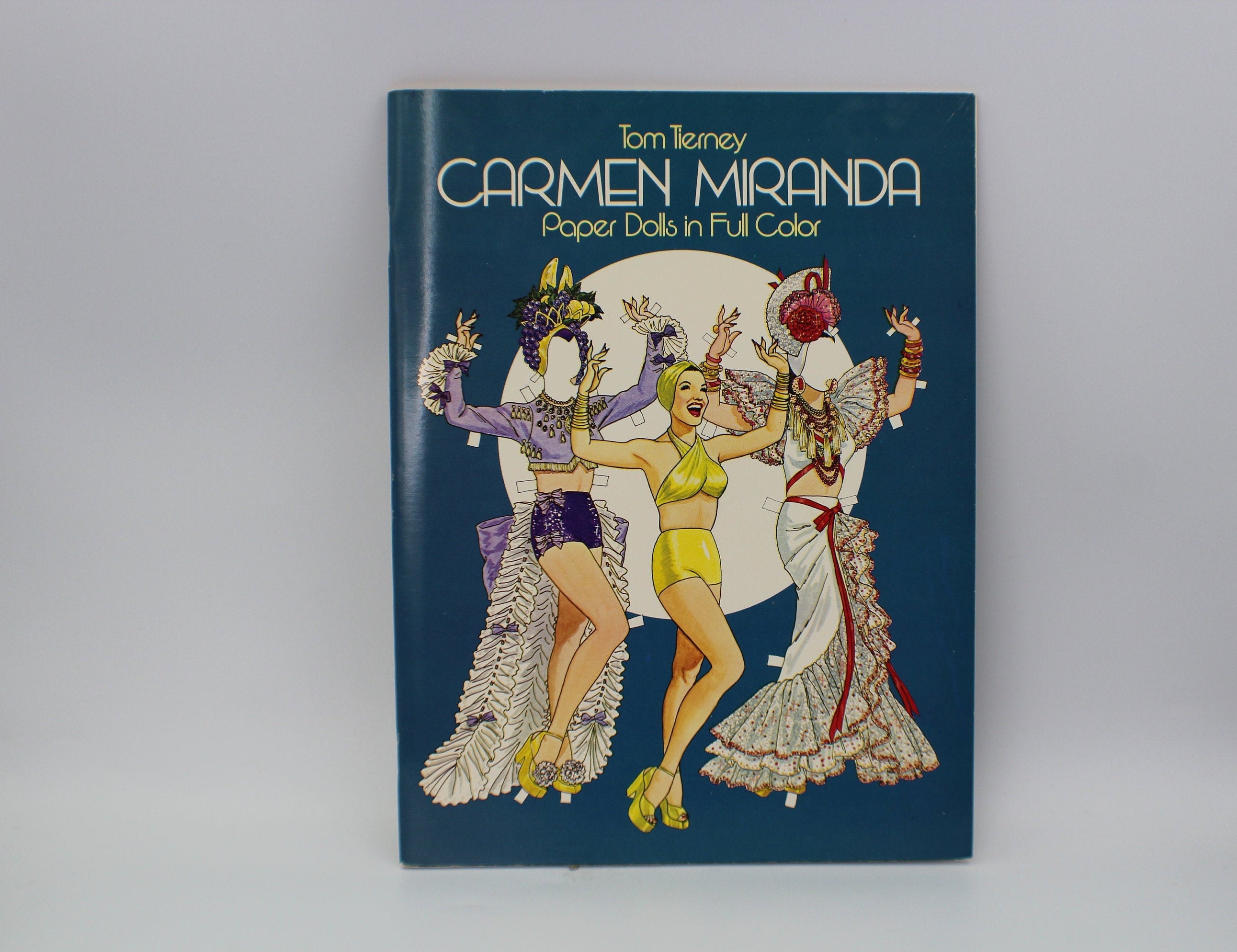 Carmen Miranda Paper Dolls In Full Color By Tom Tierney Uncut 1982
