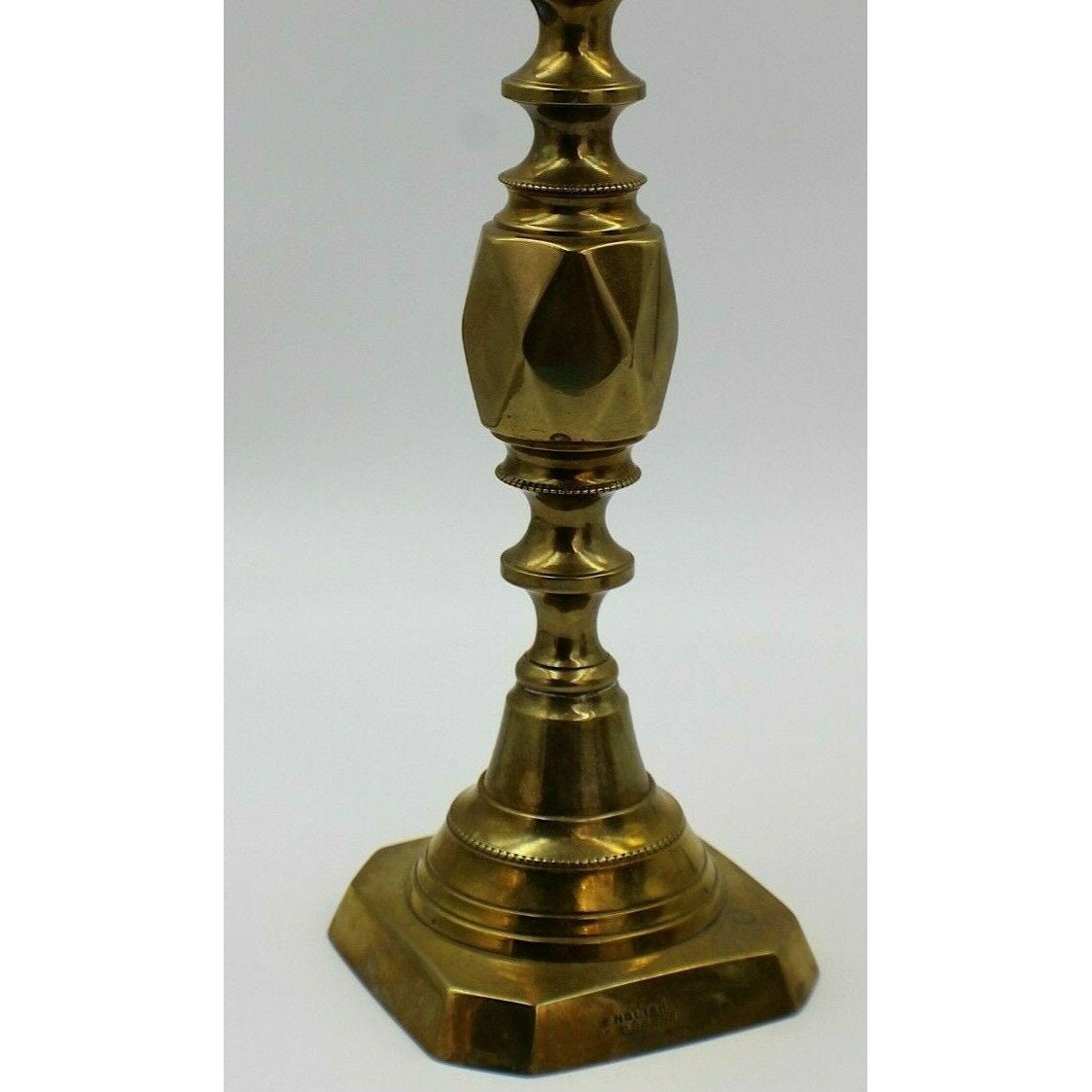 Pair of English Brass the Diamond Princess Candlesticks Early 20th C Etsy