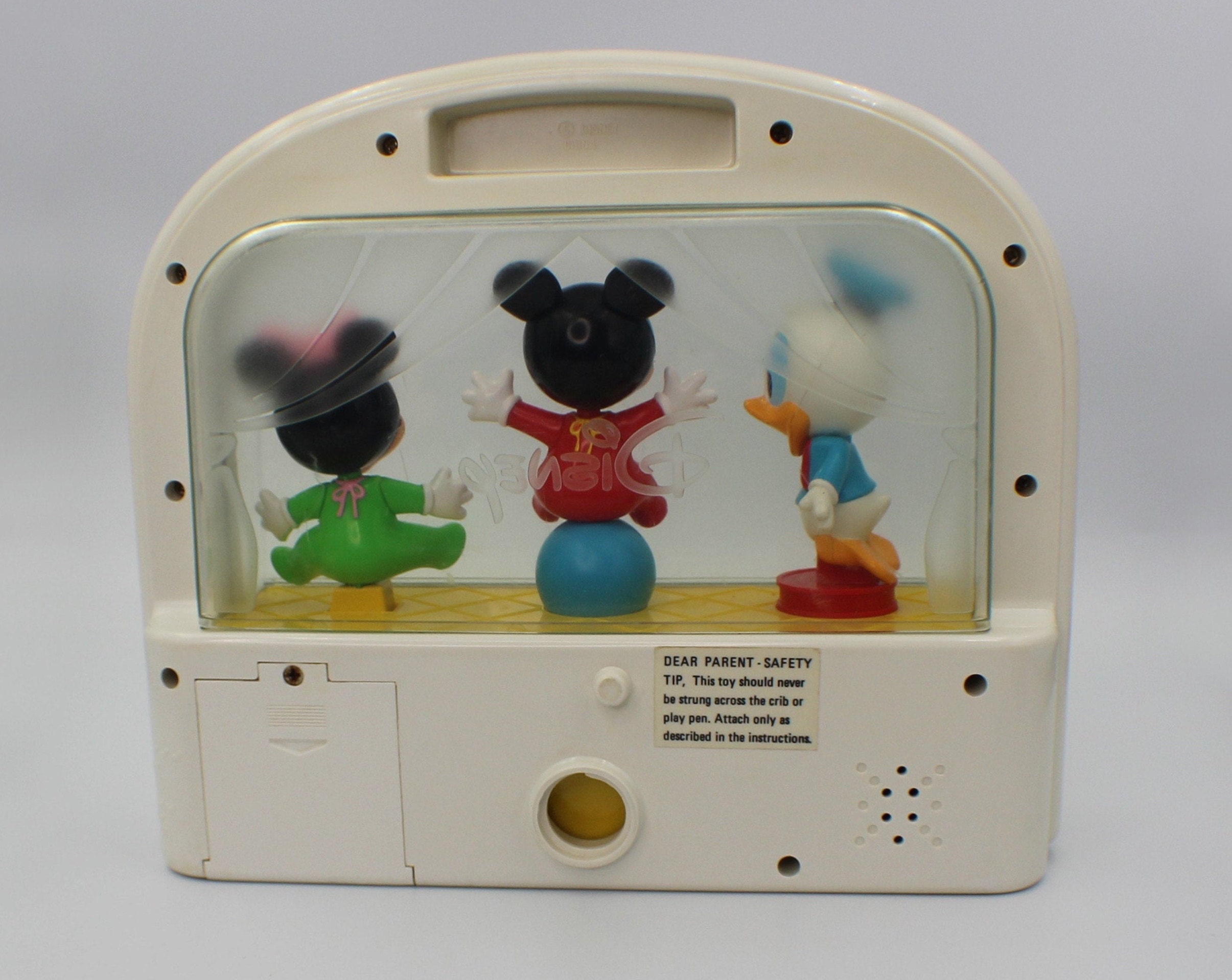 Vintage Mattel Disney Crib Activity Music Toy Mickey Minnie Etsy