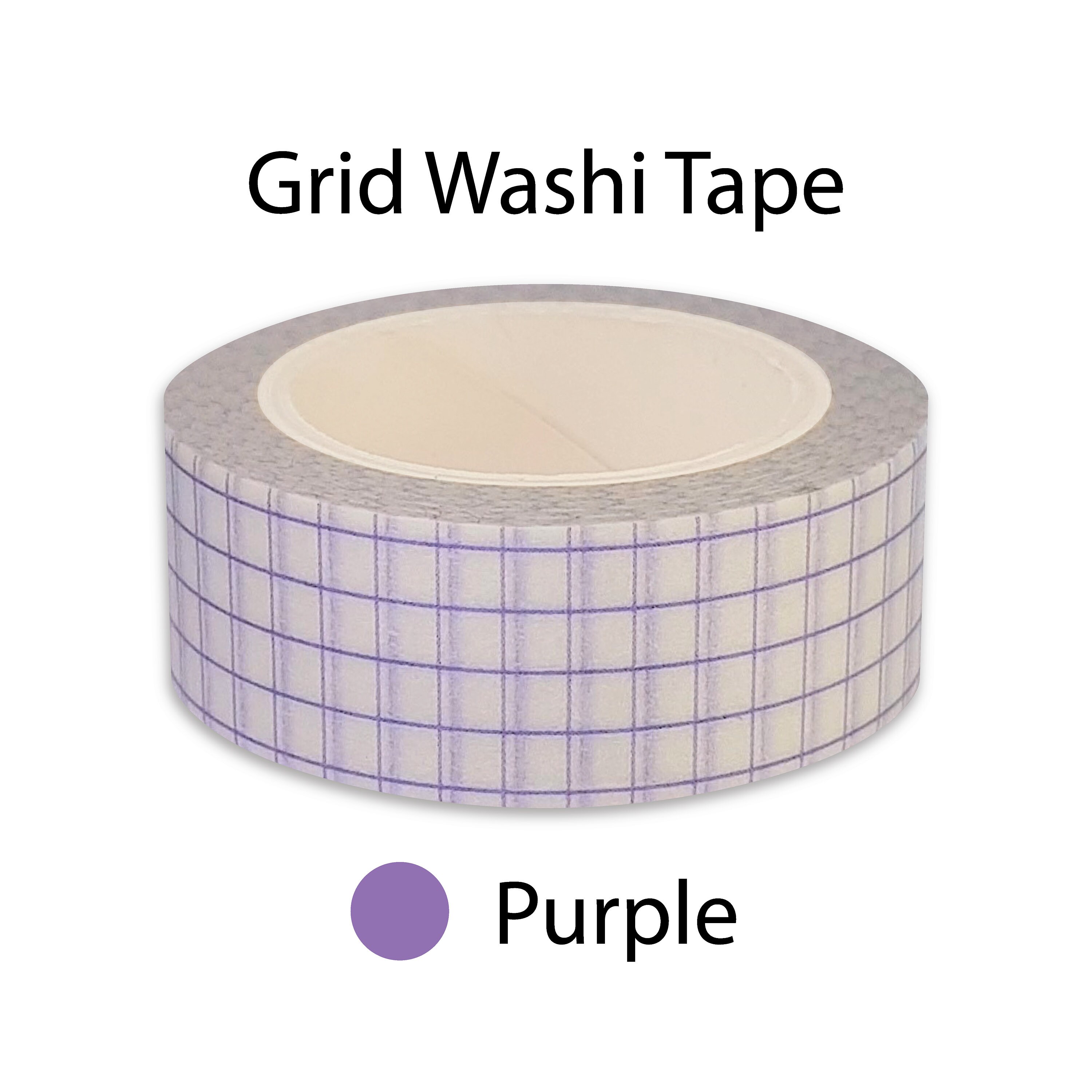 YUBX Grid Washi Tape Set 6 Rouleaux Masking Tape Ruban adhesif decoratif pour Scrapbooking Artisanat de Bricolage 15MM de large 
