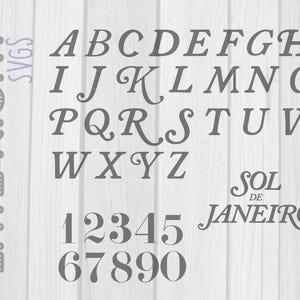 Pacote Sol De letras números alfabeto fragrância para corte personalizado vetor svg png arte digital