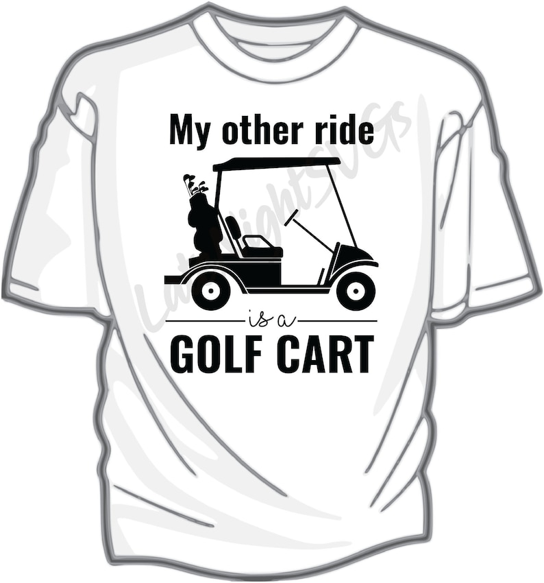 Download My Other Ride is a Golf Cart Father Fan Design Vector Cut ...