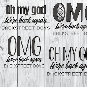 Download Retro Nkotb New Kids On The Block Cut Print Svg Png Digital Etsy PSD Mockup Templates