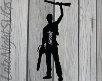 Groovy Baby Evil Dead Army of Darkness Ash vs Evil Cut SVG PNG Digital Art