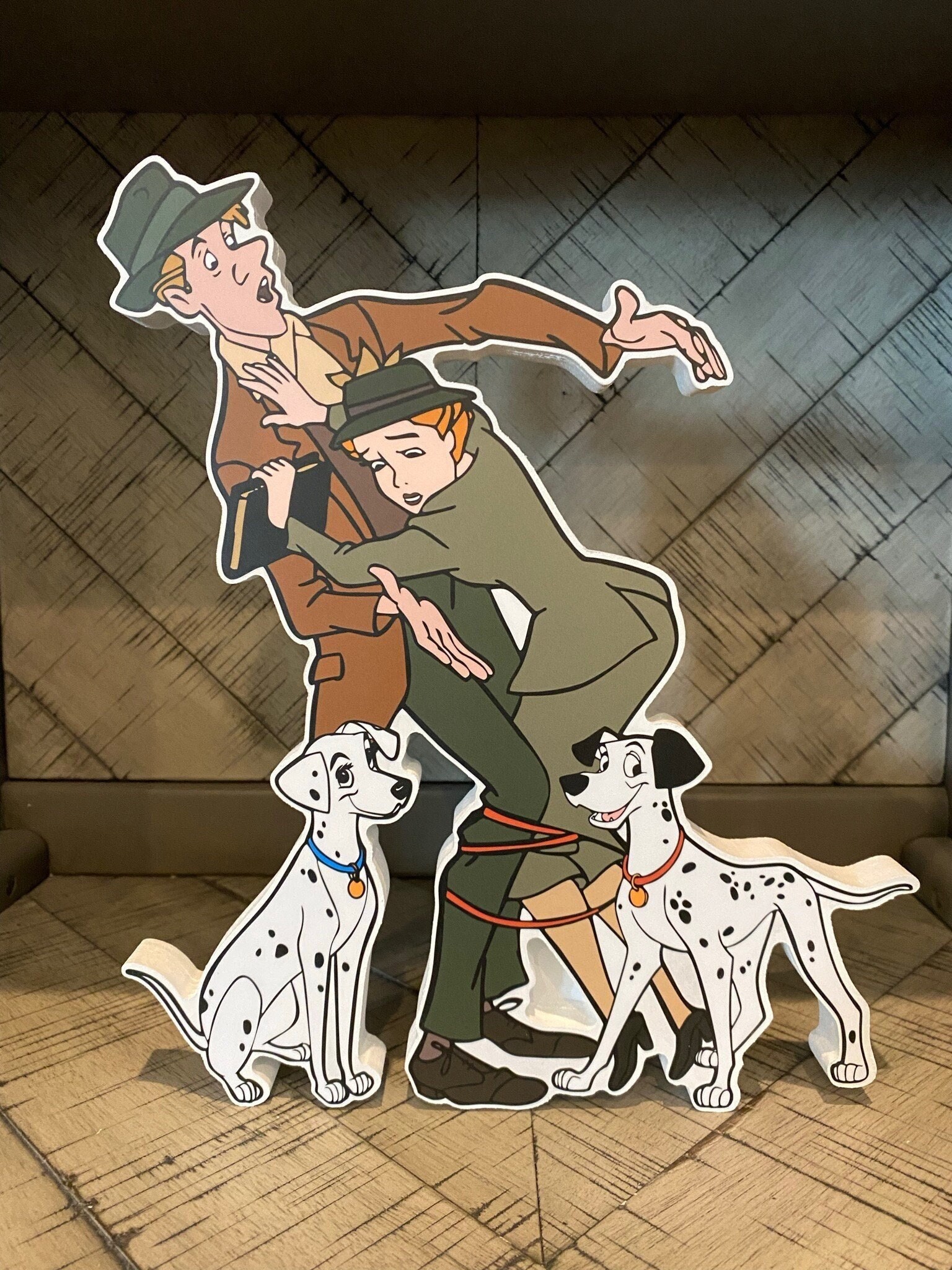Roger and Anita Disney Decor 101 Dalmatians Disney - Etsy