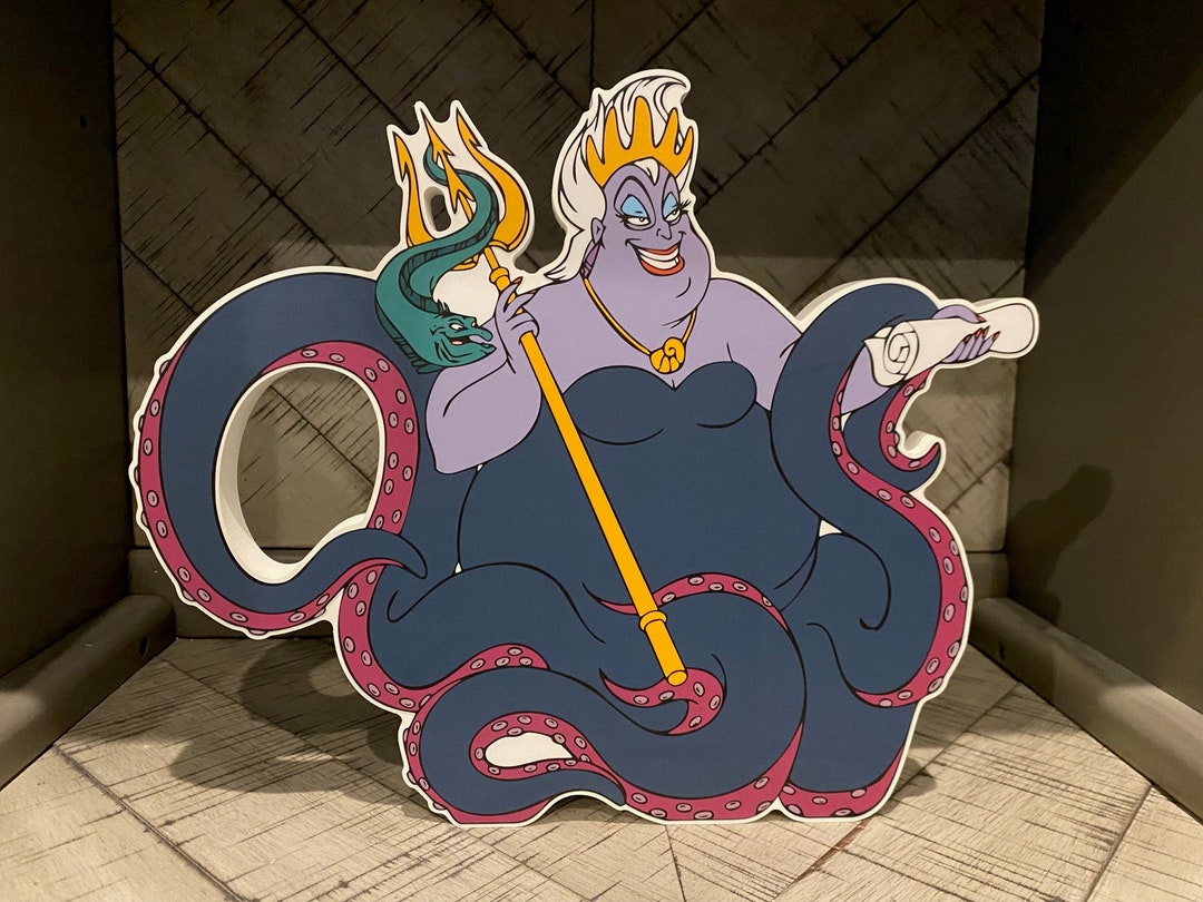 Ursula Disney Decor Villain Decor Etsy