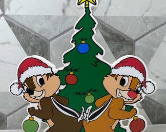 Chip ‘n’ Dale Christmas Tree - Disney Decor - Christmas Decor