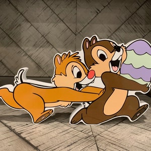 Chip 'n' Dale Easter Set - Disney Decor - Easter Decor