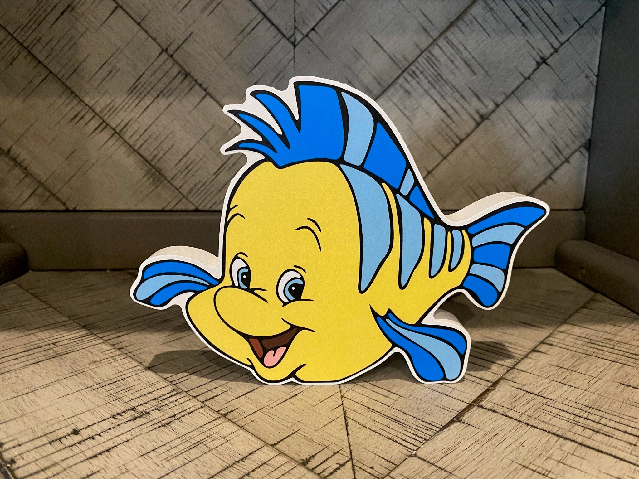 Flounder and Sebastian Disney Decor The Little Mermaid Etsy