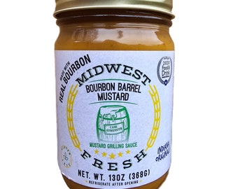 Bourbon Barrel Mustard Midwest Fresh