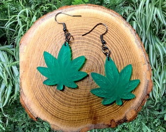 Pot Leaf Earrings