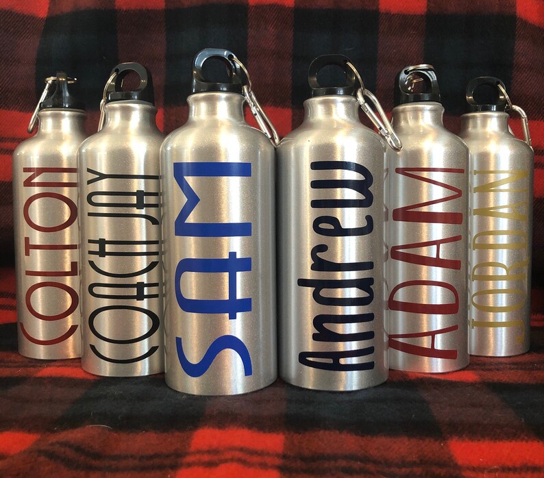 Personalized Water Bottle Custom Name Bottle Customized Etsy