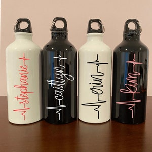 Cute Nurse Water Bottle Designs with Vinyl! - see kate sew
