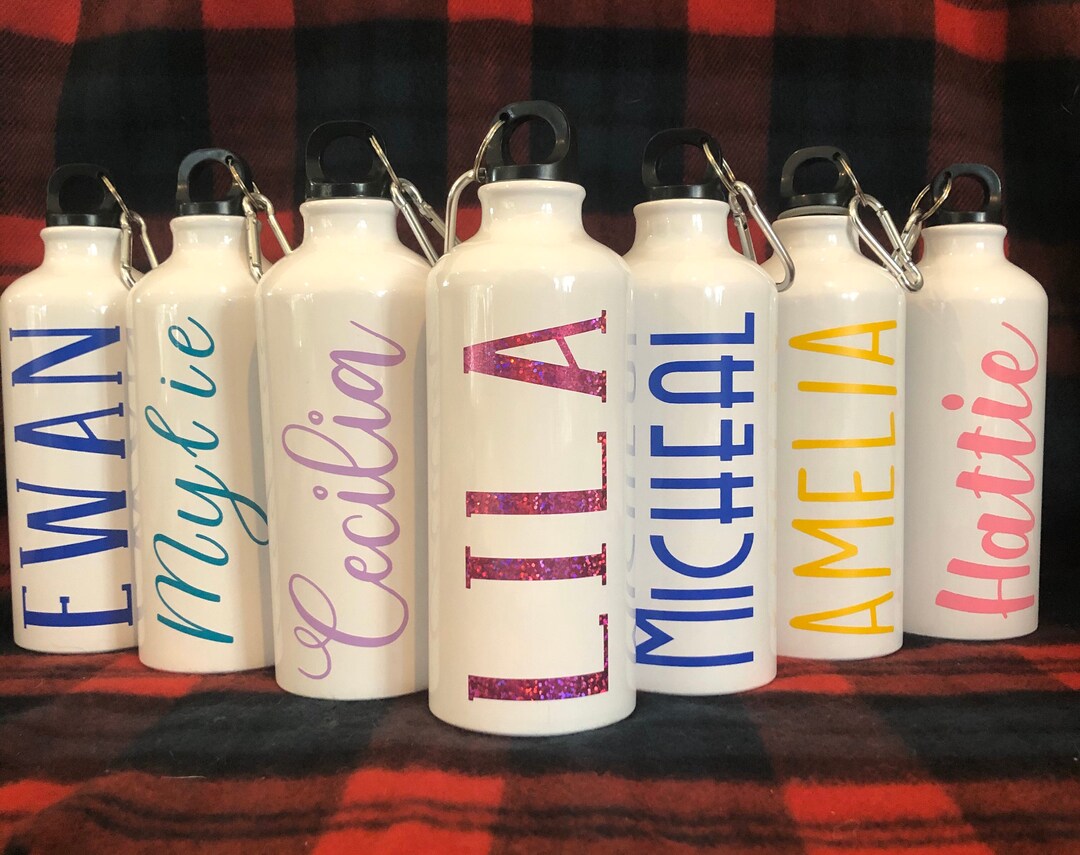 Personalized Water Bottle Custom Name Bottle Customized Name Water