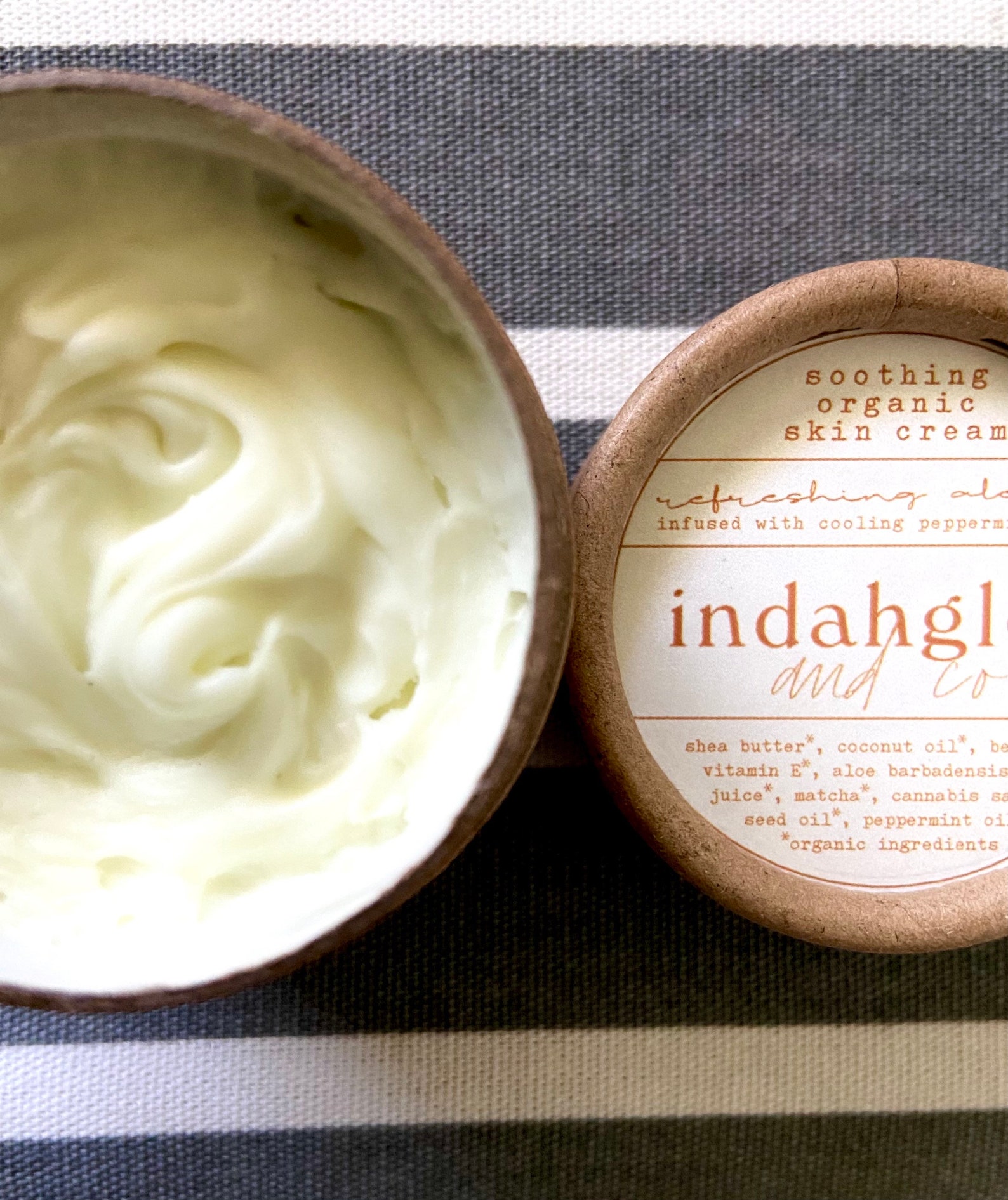 Sunburn Soothing Aloe Vera Hemp skin cream Etsy