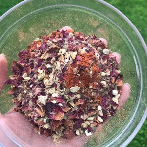 Ritual Herbal Pack Small Batch Dried Herbs Spiritual Practice Supplies Loose Herb Collection Natural Ingredients For Incense Crafting Candle Making Materials Spell Work Components Meditation Blend Essentials Botanical Kit Flowers Seeds