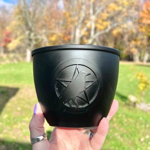 Raven Smudge Pot Palo Santo Holder Ritual Altar Candle Large Stick Iron Incense Burner Pentacle Tool Pagan Item Witch Home Smudge Home Decor