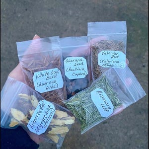 Small Batch Herbs Dried Botanical Collection Ritual Practice Ingredients Natural Loose Herbs For Spell Crafting Incense Making Supplies Candle Ingredient Kit Spiritual Work Materials Meditation Blend Components Flowers Roots Seeds Pack