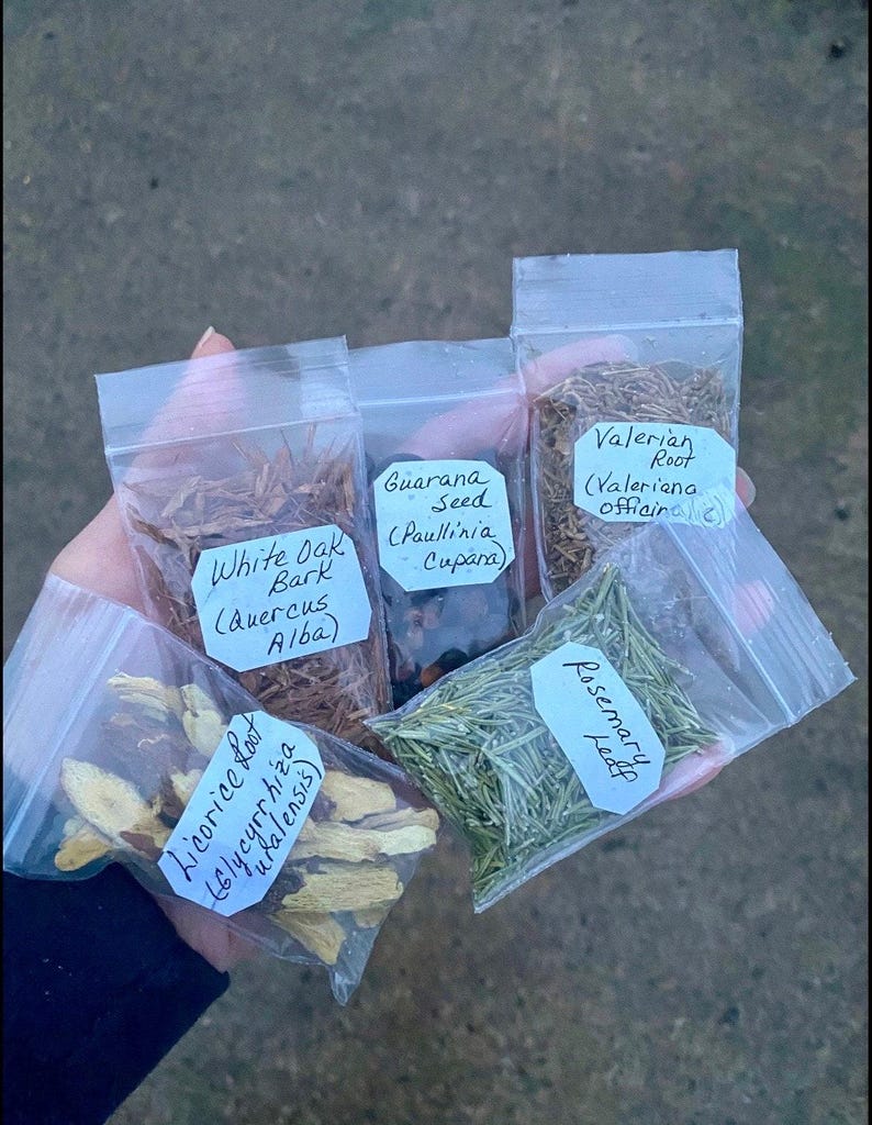 Small Batch Herbs Dried Botanical Collection Ritual Practice Ingredients Natural Loose Herbs For Spell Crafting Incense Making Supplies Candle Ingredient Kit Spiritual Work Materials Meditation Blend Components Flowers Roots Seeds Pack