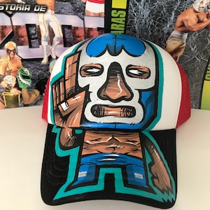 Lucha libre maska kapelusz lucha maska