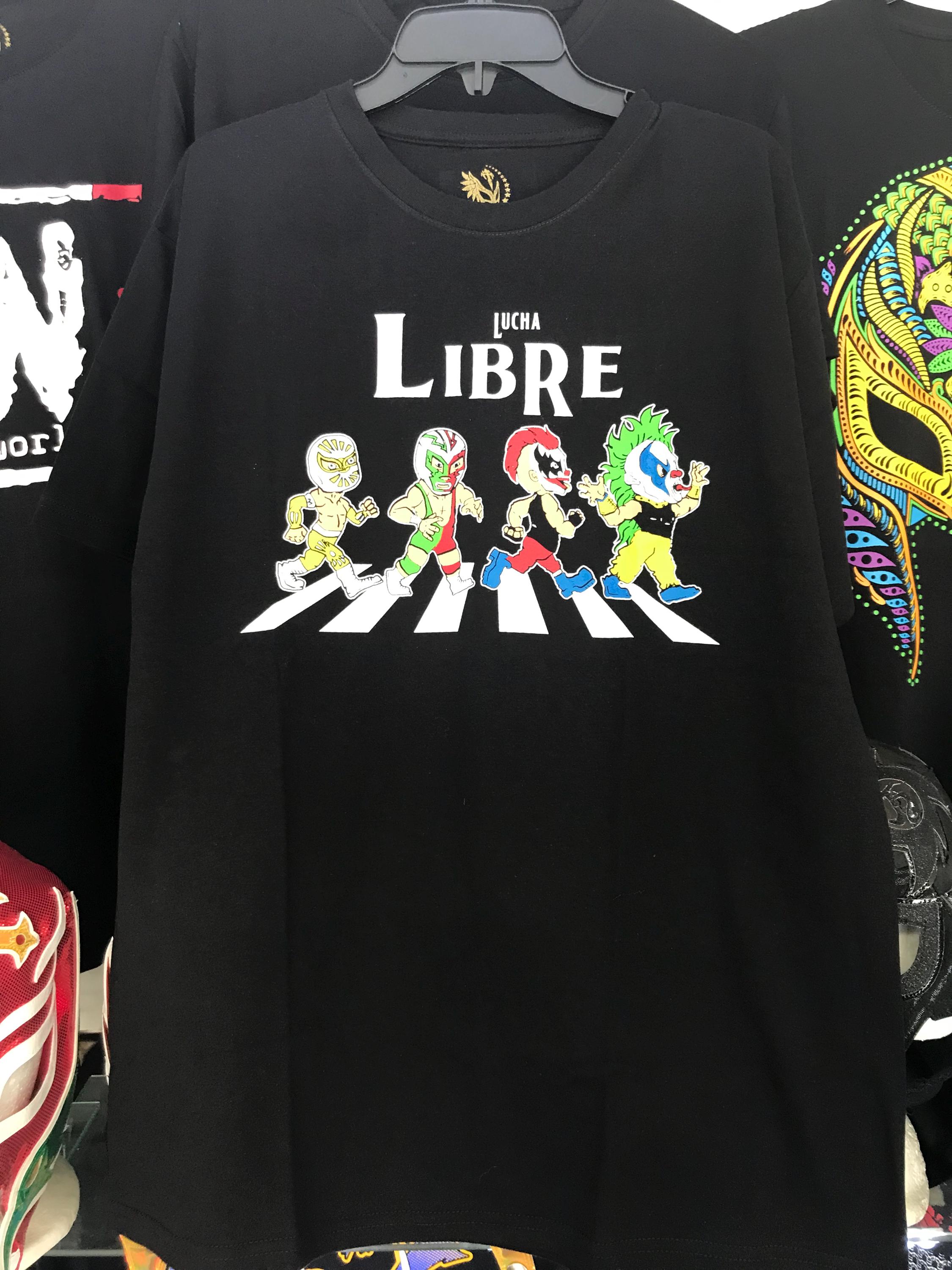 Lucha libre shirt santo blue demon mask
