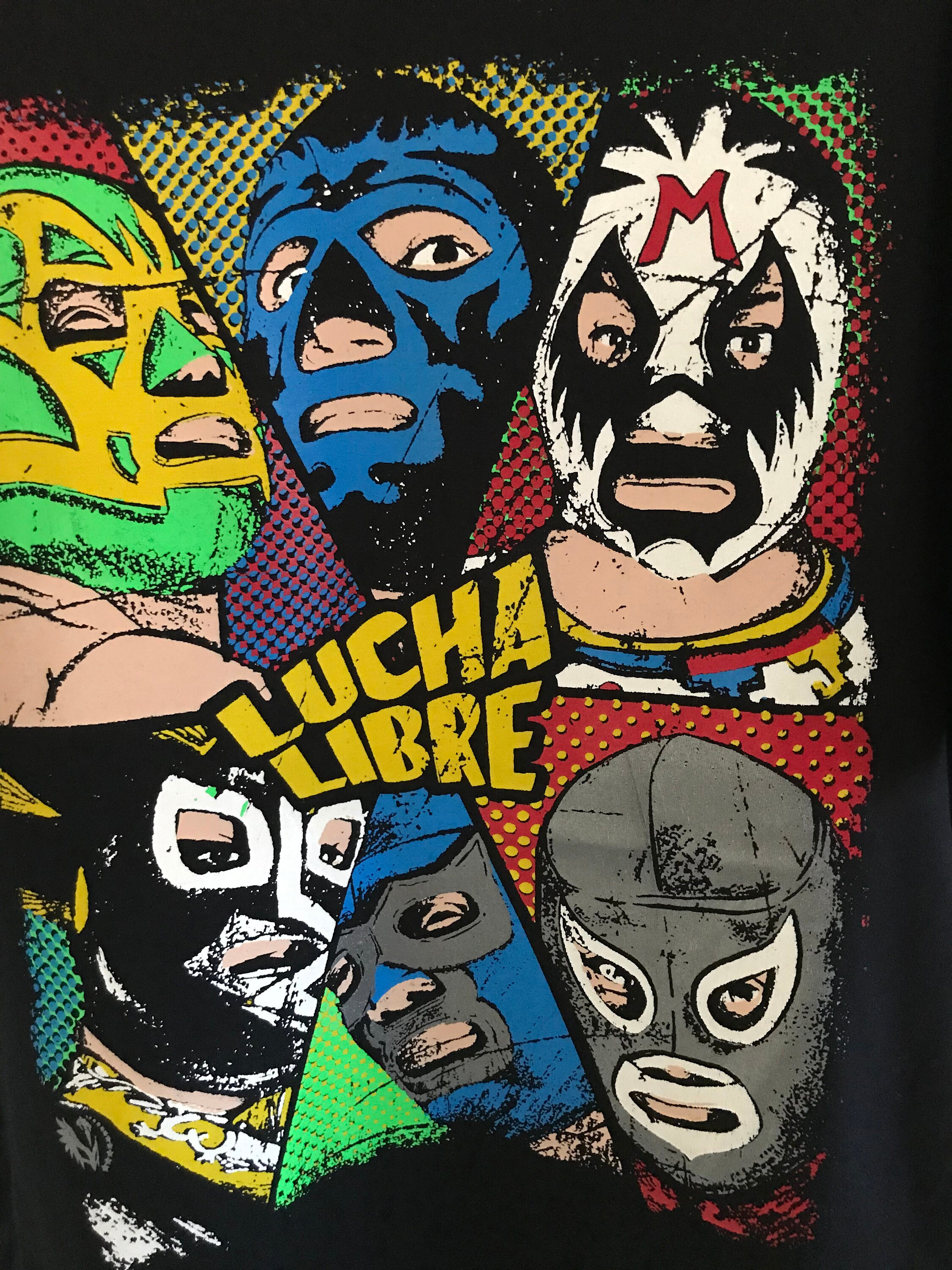 luchador mask shirt
