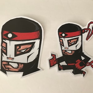 Nacho libre mask Lucha libre stickers lucha mask luchador stickers