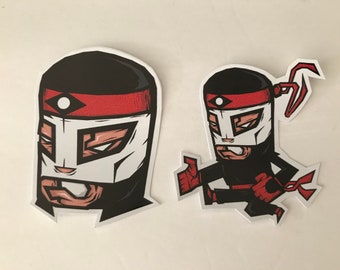 Nacho libre mask Lucha libre stickers lucha mask luchador stickers