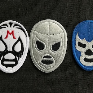 Lucha libre patch lucha libre patches blue demon mask
