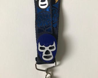 Nacho libre cordón lucha libre máscara llavero
