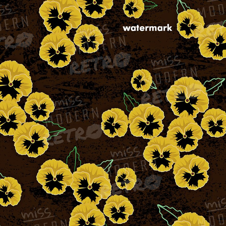 Hanson MMMBop Inspired Leggings Yellow Pansy