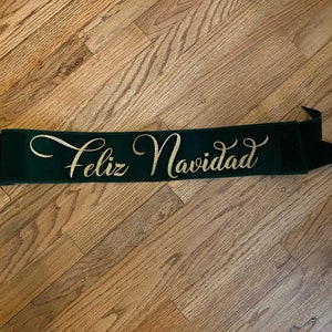 Feliz Navidad Christmas Tree Banner - Etsy