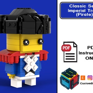 PDF Download (NO BRICKS!):  Classics Sets PirateCustom Brick Set