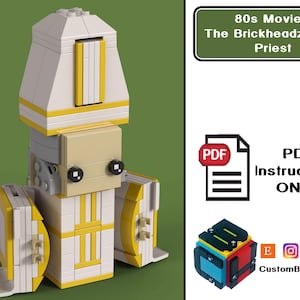 PDF Download (NO BRICKS!):  Brick Set Bride Priest Custom Brickheadz