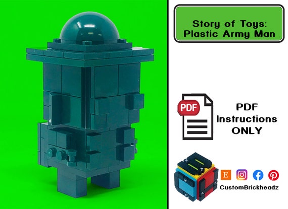 PDF Download NO BRICKS Story of Toys Green Army Guy Custom Brick Set Etsy