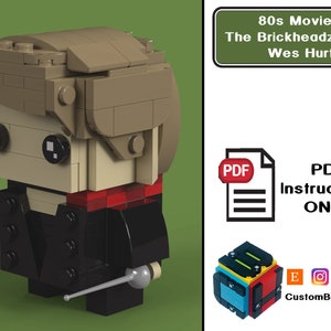 PDF Download (NO BRICKS!):  Brick Set Bride Westley Hurt Custom Brickheadz