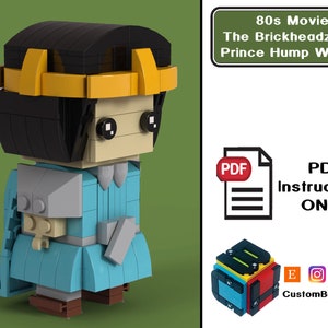 PDF Download (NO BRICKS!):  Brick Set Bride The Evil Prince Wedding Custom Brickheadz