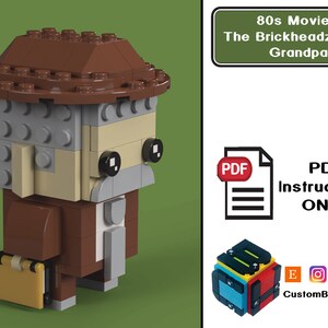 PDF Download (NO BRICKS!):  Brick Set Bride Grandpa Custom Brickheadz