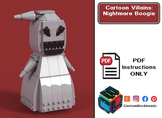 Descarga Pdf Sin Bricks Villano De Dibujos Animados Boogie Etsy descarga pdf sin bricks villano de dibujos animados boogie monstruo custom brick set