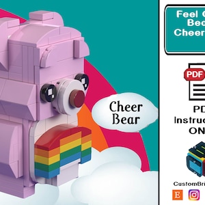 PDF Download (GEEN STENEN!): Verzorgende Beren Cheer Up Bear Custom Brick Set